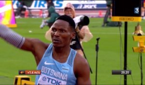 Mondiaux d’athlétisme : Insolite ! Isaac Makwala court tout seul sous la pluie et se qualifie pour les demi-finales !