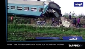 Égypte : Une violente collision entre deux trains fait 36 morts (Vidéo)