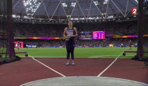 VIDEO. Mondiaux d'athlétisme : Le lancer en bronze de Melina Robert-Michon