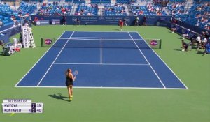 Cincinnati - Kvitova qualifiée dans la douleur