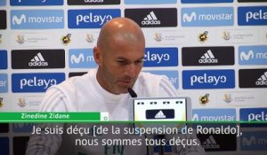 Real Madrid - Zidane : "Ronaldo est contrarié"