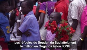 Les réfugiés sud-soudanais atteignent le million en Ouganda
