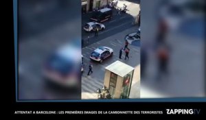 Attentat de Barcelone : les premières images de la camionnette des terroristes (vidéo)