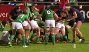Coupe du Monde de rugby (F) : L'Irlande sauve l'honneur ! La France s'impose 21 à 7 et file en demi-finale !