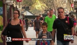 Attaque de Barcelone : des Français témoignent