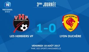 J3 : Les Herbiers VF - Lyon Duchère AS (1-0), le résumé