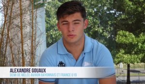 Retour d'Alexandre Gouaux de la tournée de France U19 en Afrique du Sud
