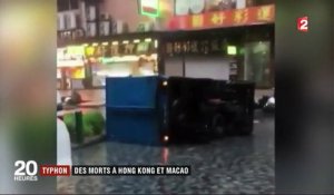 Typhon : des morts à Hong Kong et Macao