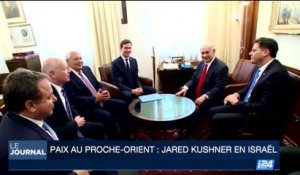 Paix au Proche-Orient: Jared Kushner en Israël