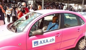 Crash-test de voitures autonomes par AXA