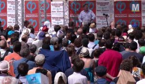 Jour de discours de rentrée pour Mélenchon à Marseille