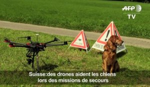 Suisse:des drones aident les chiens lors des missions de secours