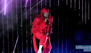 Kendrick Lamar Opens 2017 VMAs With 'DNA' & 'Humble' & It Was Lit | Billboard News