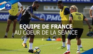 Equipe de France: le 1er entrainement a Clairefontaine