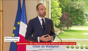 Edouard Philippe : "les ordonnances seront présentées en Conseil des ministres le 22 septembre"