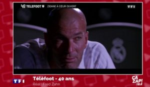 Zidane en larmes dans Téléfoot