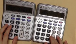 Despacito avec deux calculatrices