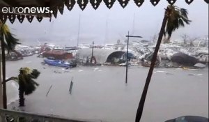 Irma frappe de plein fouet les Antilles