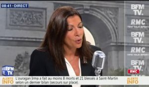 "Nous avons, depuis 10 ans, 30% de circulation en moins à Paris", avance Anne Hidalgo