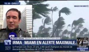 Irma: Miami en alerte maximale, "les vents sont déjà 160 km/h"