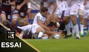 TOP 14 - Essai Dylan CRETIN (LOU) - Pau - Lyon - J3 - Saison 2017/2018