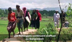 Les Rohingyas continuent d'affluer au Bangladesh