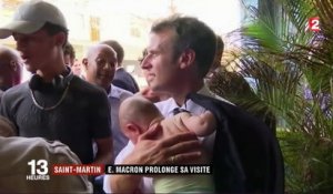 Ouragan Irma : Emmanuel Macron prolonge sa visite à Saint-Martin