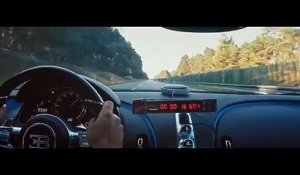De 0 à 400km/h en 42s... Record de vitesse battu par la Bugatti Chiron
