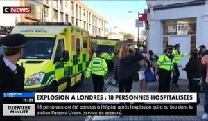 Explosion dans le métro de Londres: 18 personnes ont été hospitalisées, selon les secours