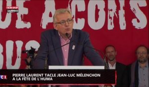 Pierre Laurent tacle Jean-Luc Mélenchon à la Fête de l'Huma (vidéo)