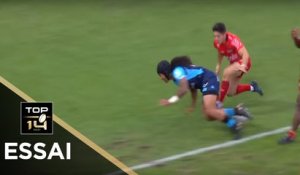 TOP 14 - Essai Joe TOMANE (MHR) - Montpellier - Toulon - J4 - Saison 2017/2018