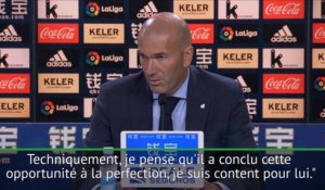 4e j. - Zidane ravi par Bale et Mayoral