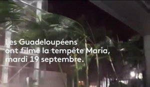 L'ouragan Maria s'abat sur la Martinique et la Guadeloupe