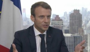 Macron: "La démocratie ne se fait pas dans la rue"