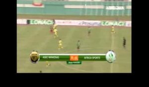 L1 J11 A ASEC Mimosas - Africa Sports (1-0) 2013 2014