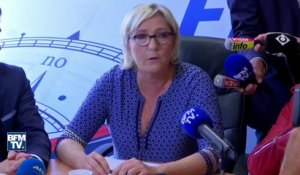 "Il ne faudrait pas non plus que Philippot se serve de moi comme un fusible", dit Le Pen