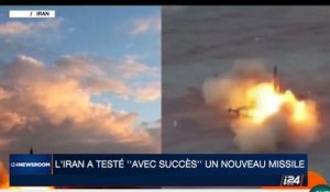 L'Iran a testé "avec succès" un nouveau missile