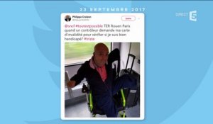 Philippe Croizon : il doit prouver qu'il est handicapé ! - C à Vous - 25/09/2017