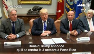 Donald Trump se rendra le 3 octobre à Porto Rico