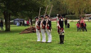 Cellefrouin: les soldats de Lafayette à la manoeuvre