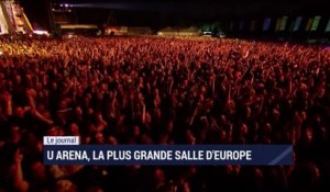 L'U Arena, la plus grande salle modulable d'Europe, prête pour accueillir les Rolling Stones