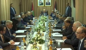 Le cabinet palestinien réuni à Gaza