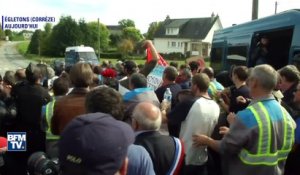 Des heurts entre salariés de GM&S et la police éclatent à Egletons, en Corrèze