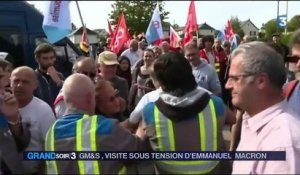 En Corrèze, Emmanuel Macron braque les GM&S