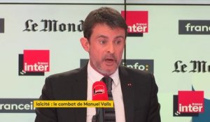 Manuel Valls : "Une immense majorité des Français pense qu'aujourd'hui la laïcité est mise en cause"