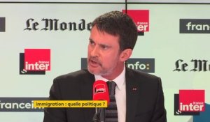 Manuel Valls : "Nous n'avons pas besoin d'une nouvelle immigration"