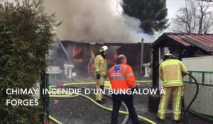 Chimay: un incendie ravage un bungalow à Forges