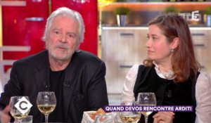 Pierre Arditi et Emmanuelle Devos au dîner - C à Vous - 22/01/2018