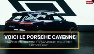 Porsche Cayenne, finaliste du prix de la voiture connectée