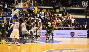 Avant match avec Freddy Fauthoux, Levallois - Darussafaka